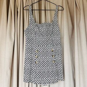 Urban Outfitters Black and White Romper